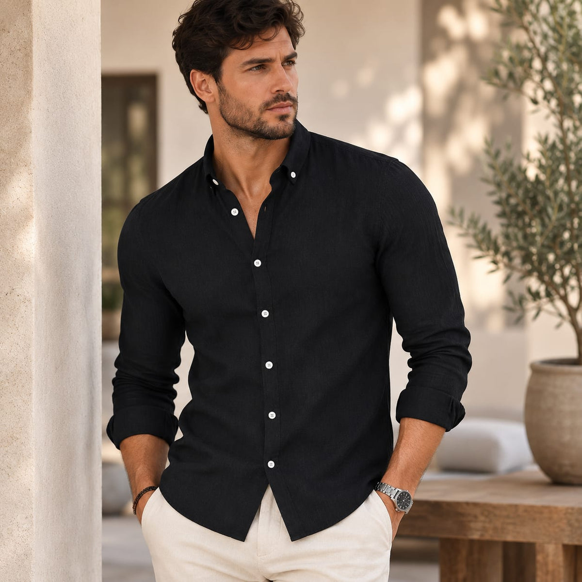 Latimer Slim Fit Cotton Shirt_2