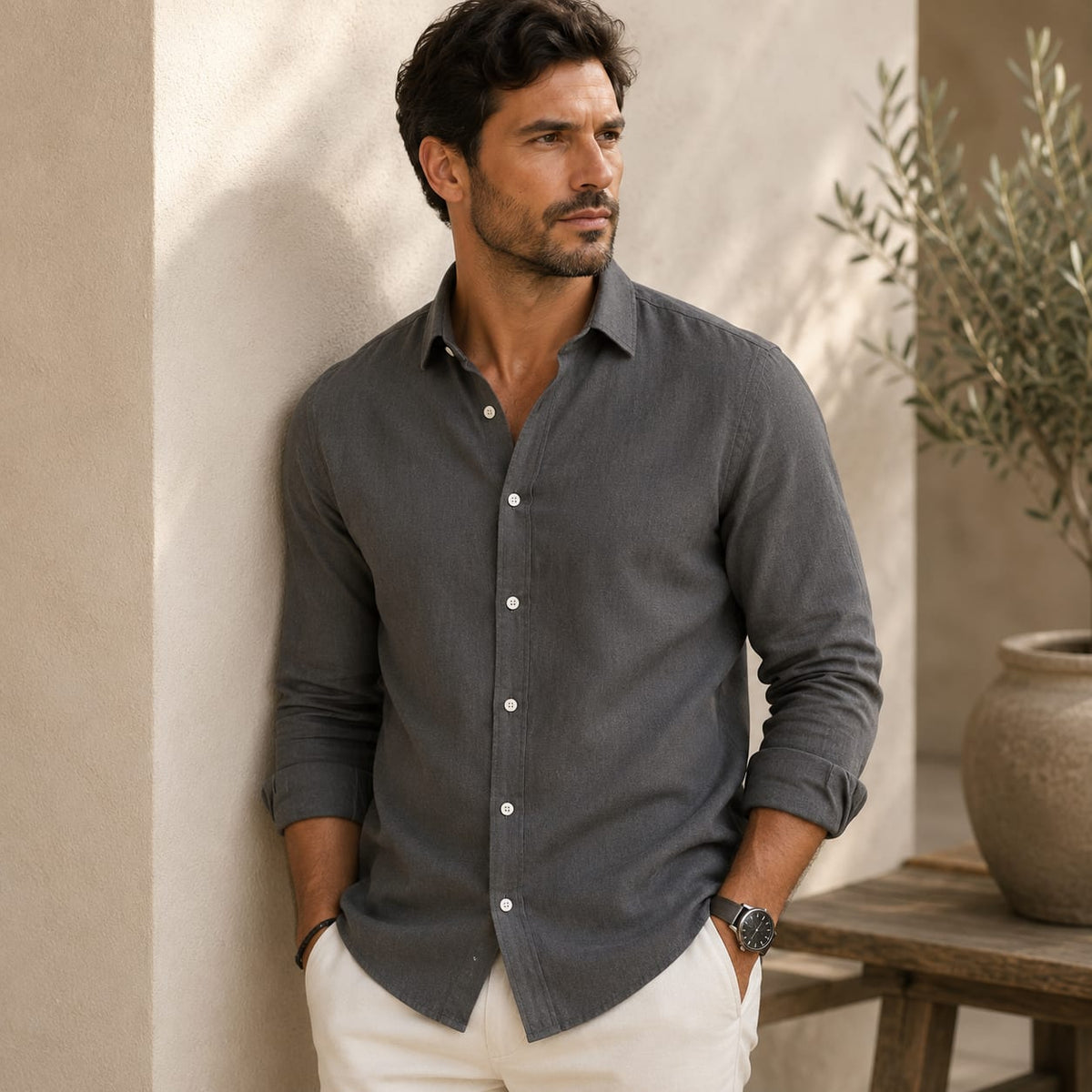 Latimer Slim Fit Cotton Shirt_3