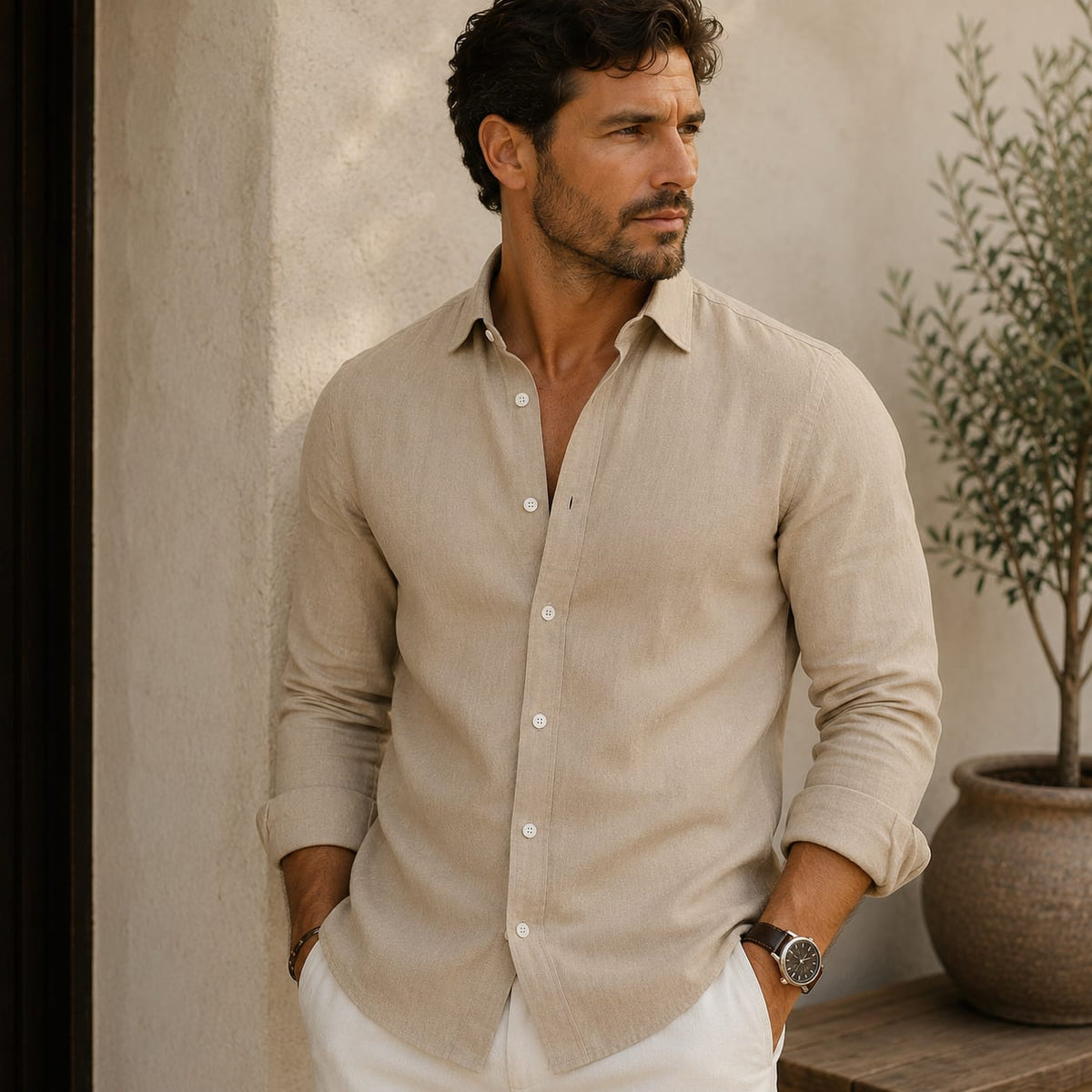 Latimer Slim Fit Cotton Shirt