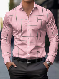Muir Line Print Long Sleeve Shirt
