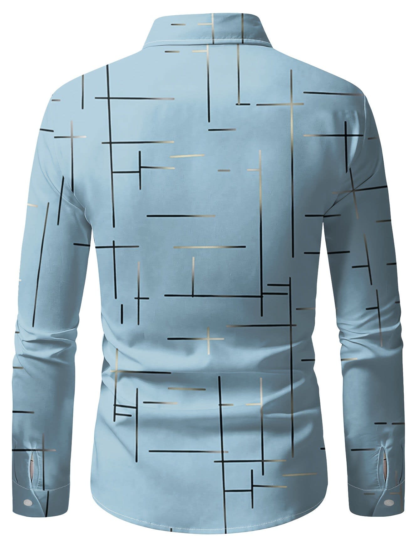 Muir Line Print Long Sleeve Shirt_10