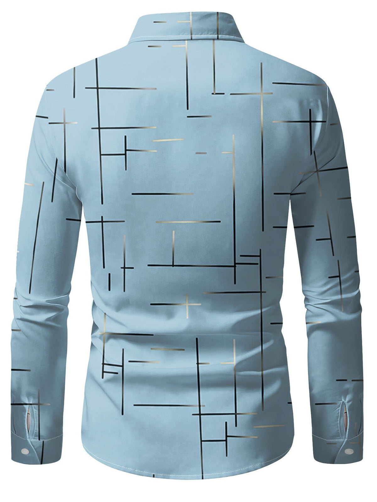 Muir Line Print Long Sleeve Shirt