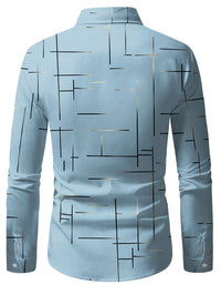 Muir Line Print Long Sleeve Shirt