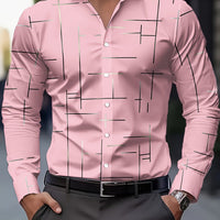 Muir Line Print Long Sleeve Shirt