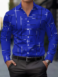 Muir Line Print Long Sleeve Shirt