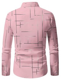 Muir Line Print Long Sleeve Shirt