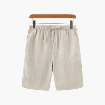 Reid Drawstring Linen Shorts_1