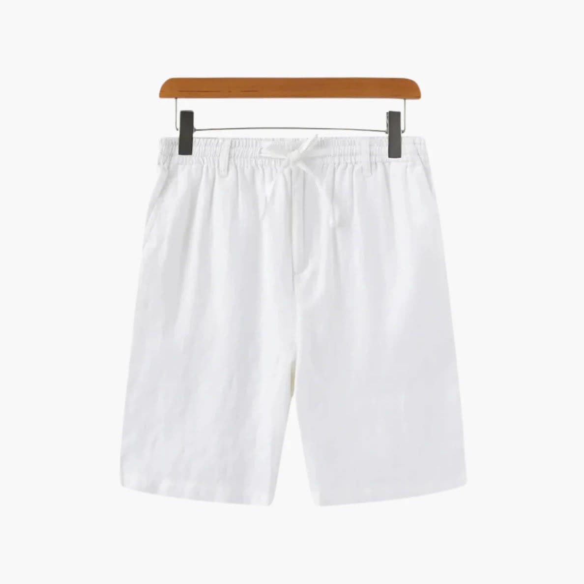 Reid Drawstring Linen Shorts_2