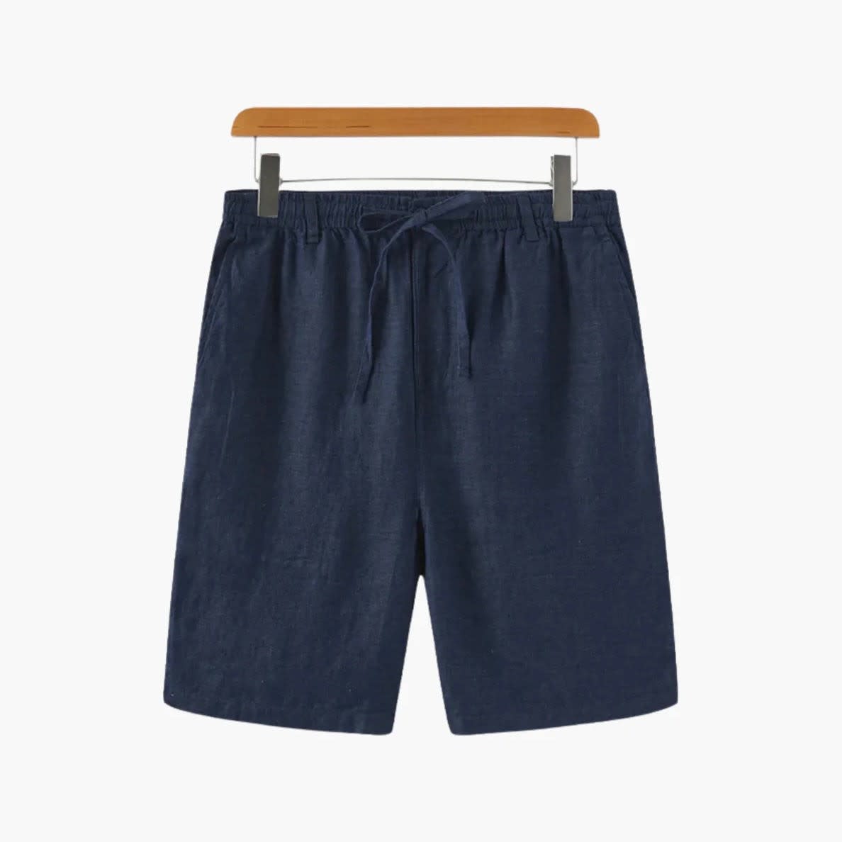 Reid Drawstring Linen Shorts_3