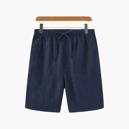 Reid Drawstring Linen Shorts_3
