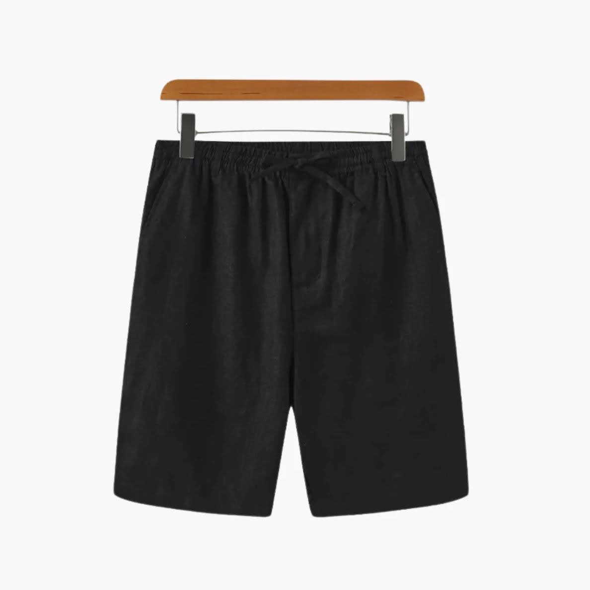 Reid Drawstring Linen Shorts_4