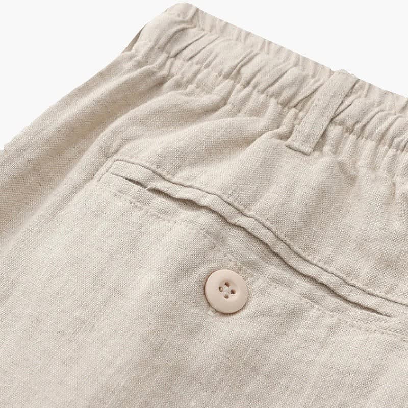 Reid Drawstring Linen Shorts_6