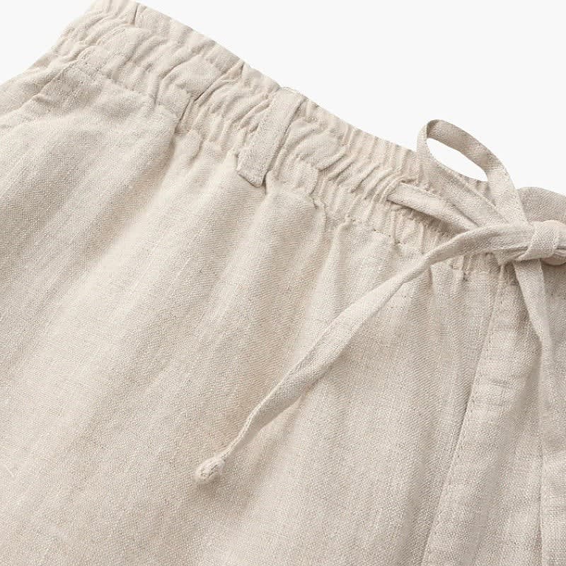 Reid Drawstring Linen Shorts_7