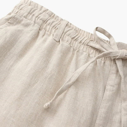 Reid Drawstring Linen Shorts_7