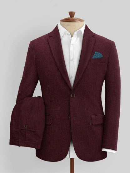 Terrence Flecked Weave Three Piece Suit_4