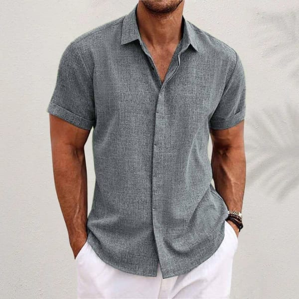 Harold Textured Weave Short Sleeve Shirt