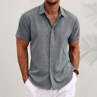 Harold Textured Weave Short Sleeve Shirt