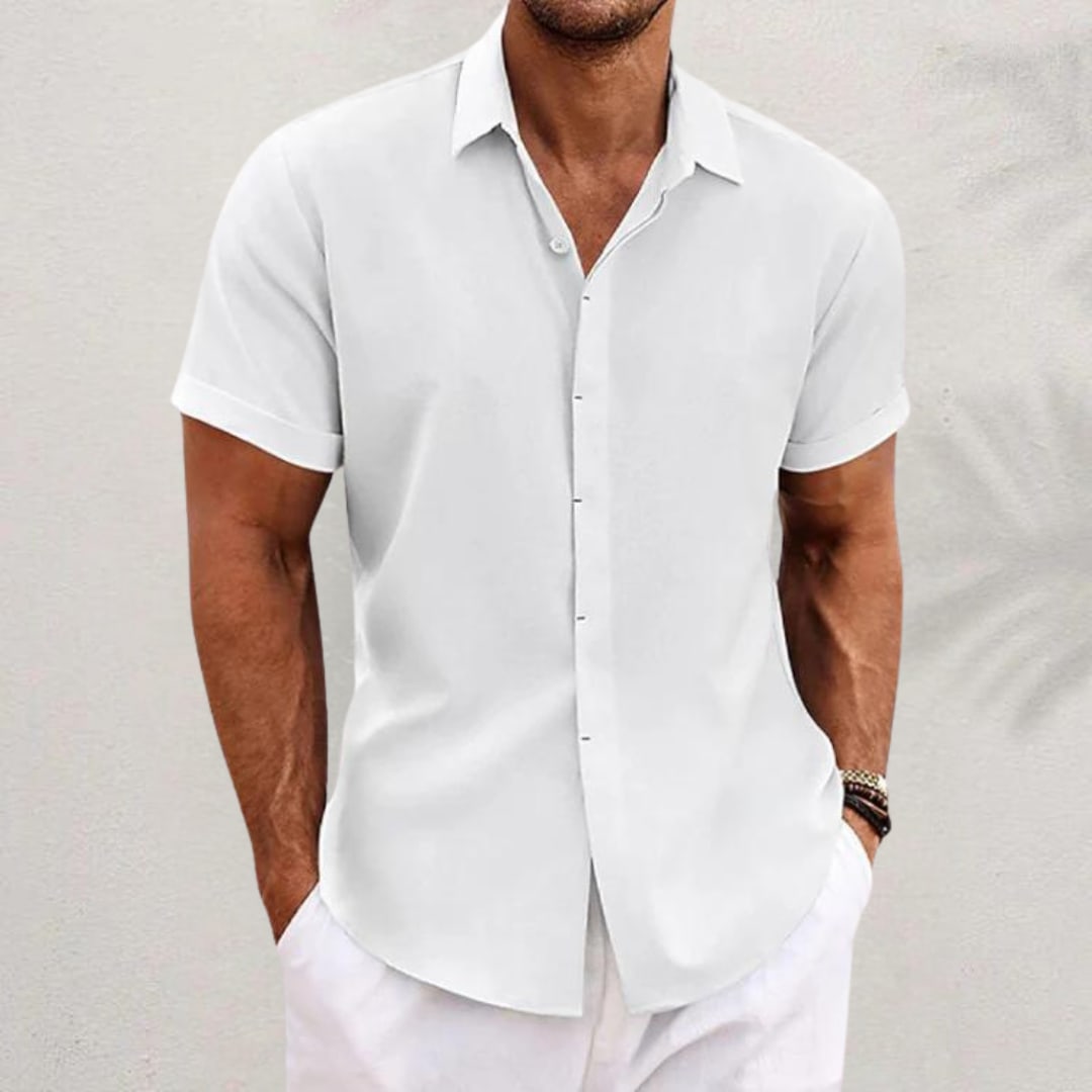 Harold Textured Weave Short Sleeve Shirt
