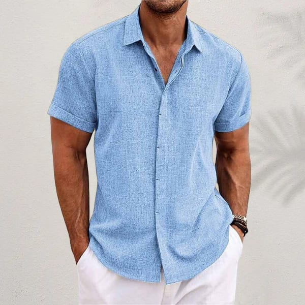 Harold Textured Weave Short Sleeve Shirt