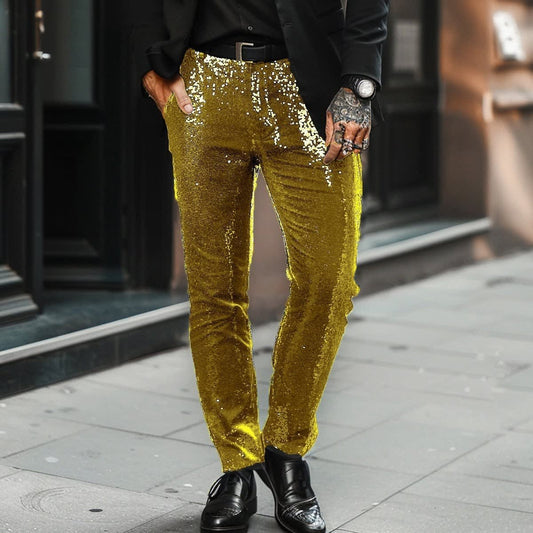 Oswin Sequin Straight Leg Trousers_1