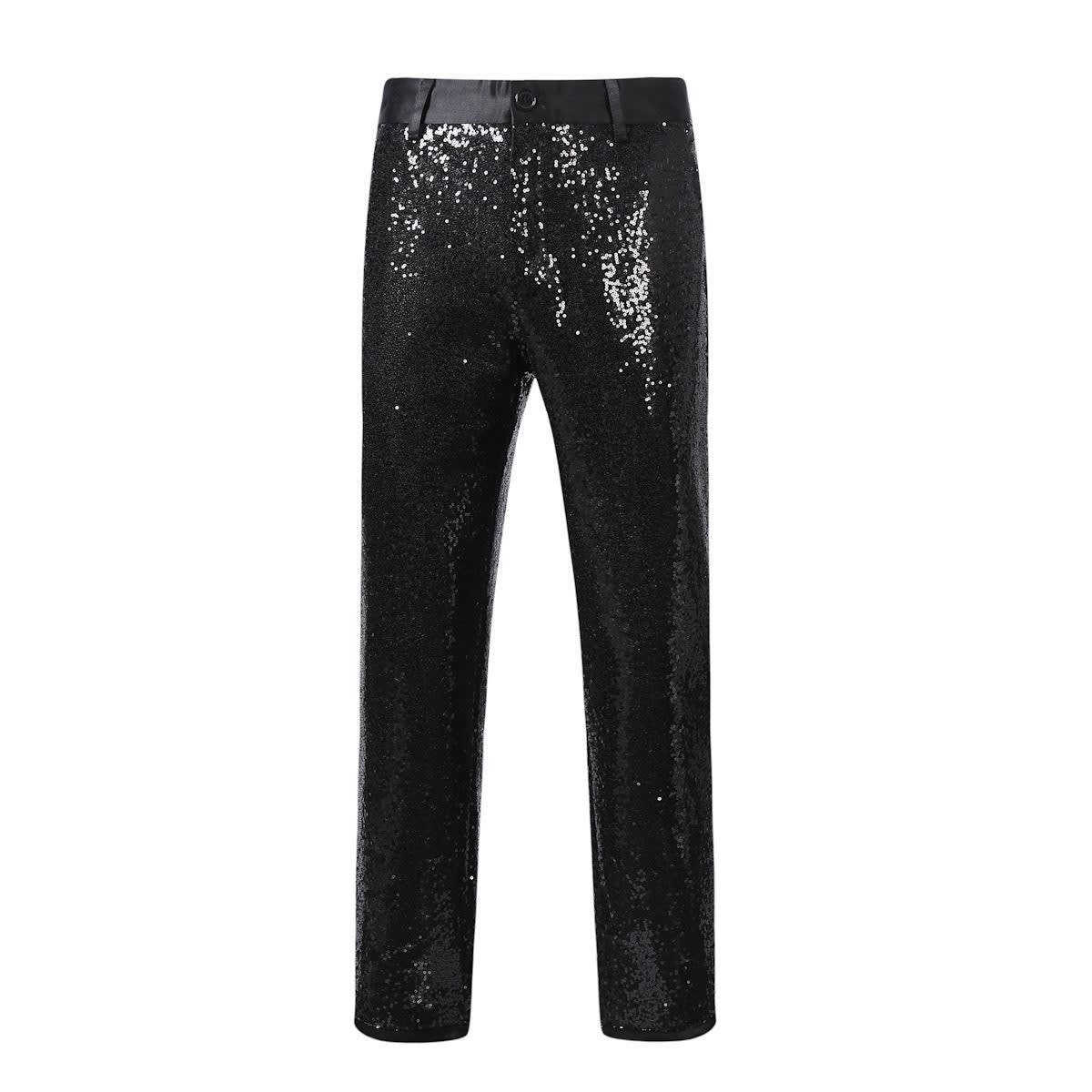 Oswin Sequin Straight Leg Trousers
