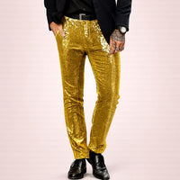 Oswin Sequin Straight Leg Trousers