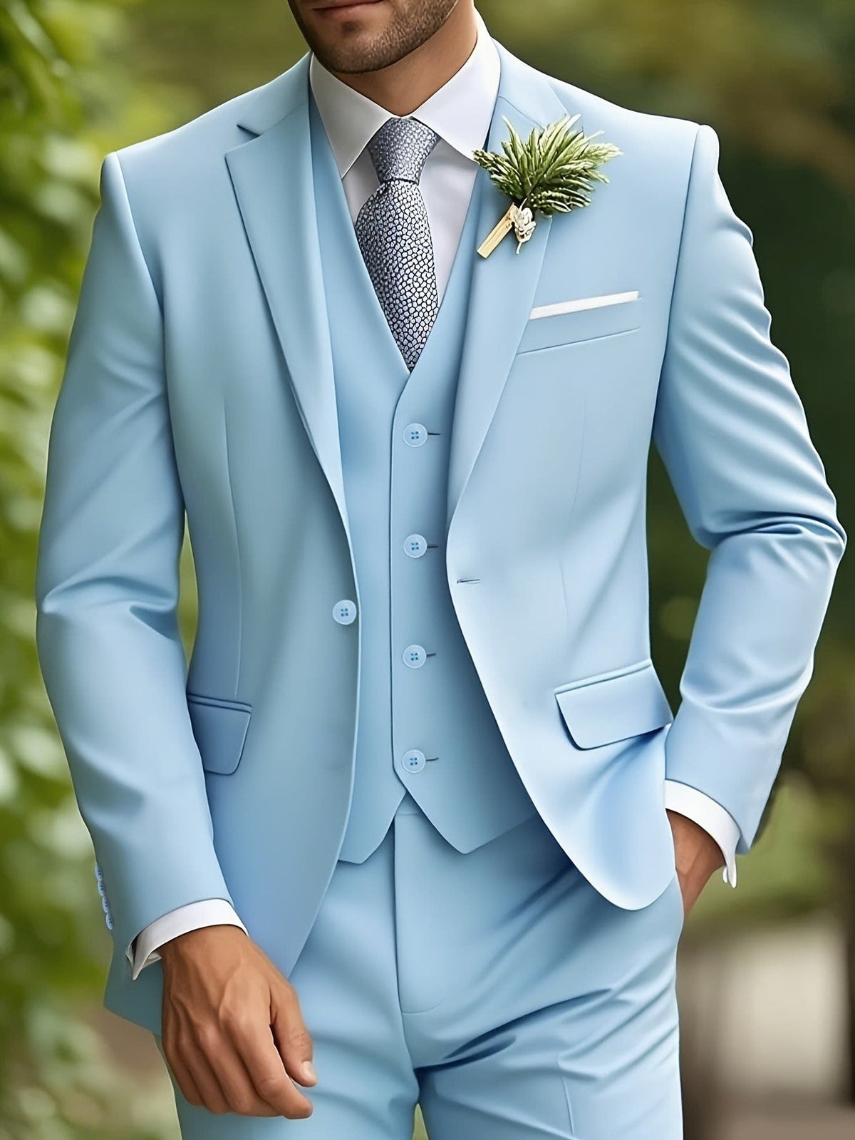 Marsden Slim Fit Three Piece Suit