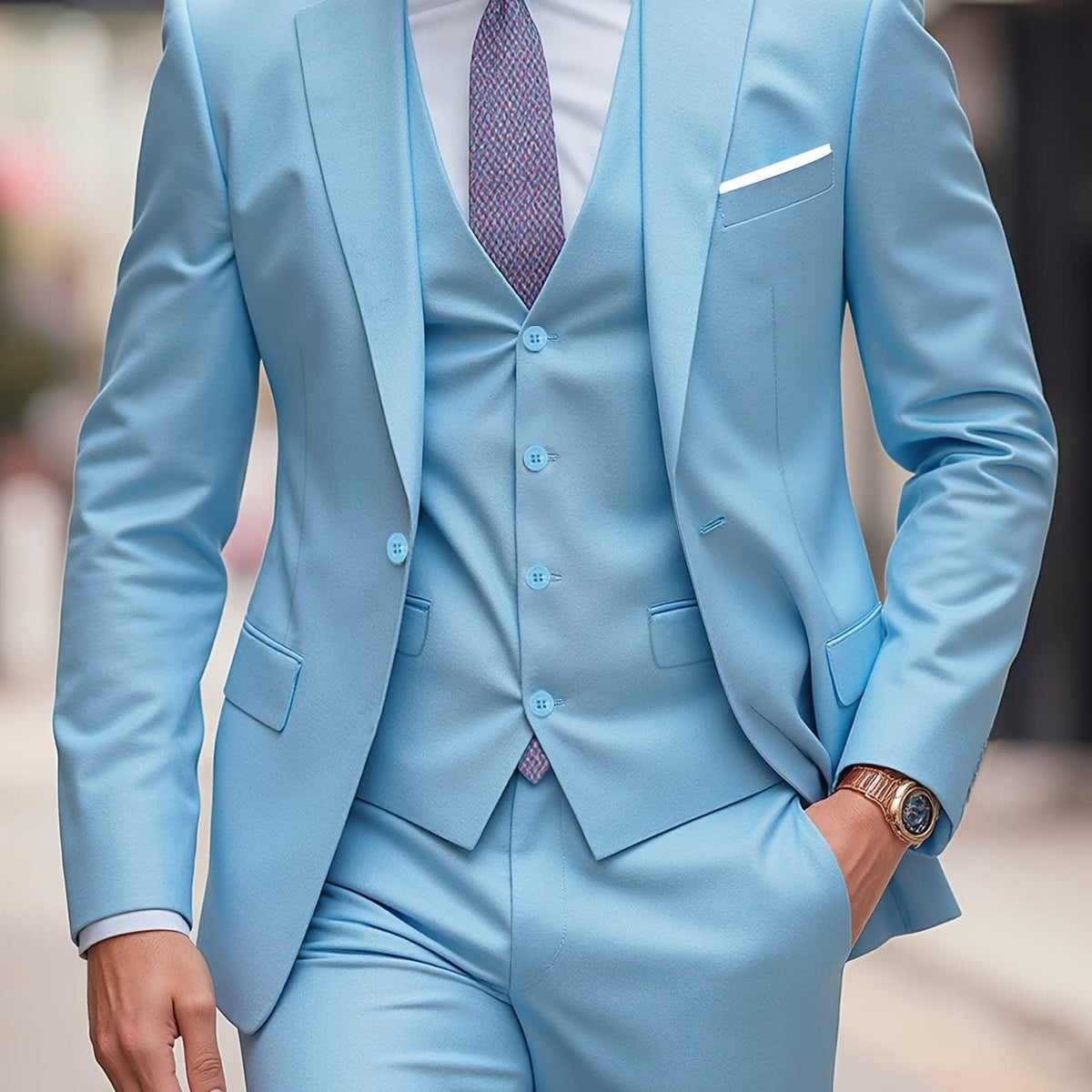 Marsden Slim Fit Three Piece Suit
