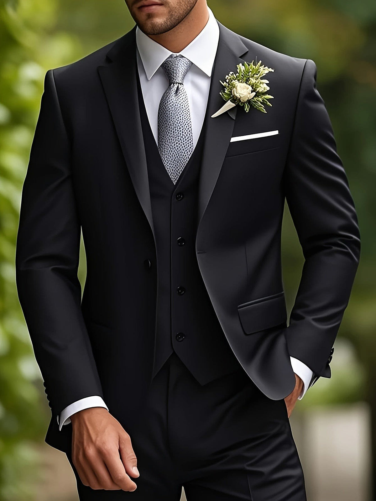 Marsden Slim Fit Three Piece Suit