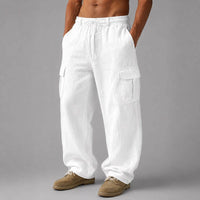Marlon Linen Blend Cargo Pants