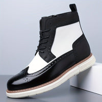 Norbert Wing Tip Brogue Ankle Boots