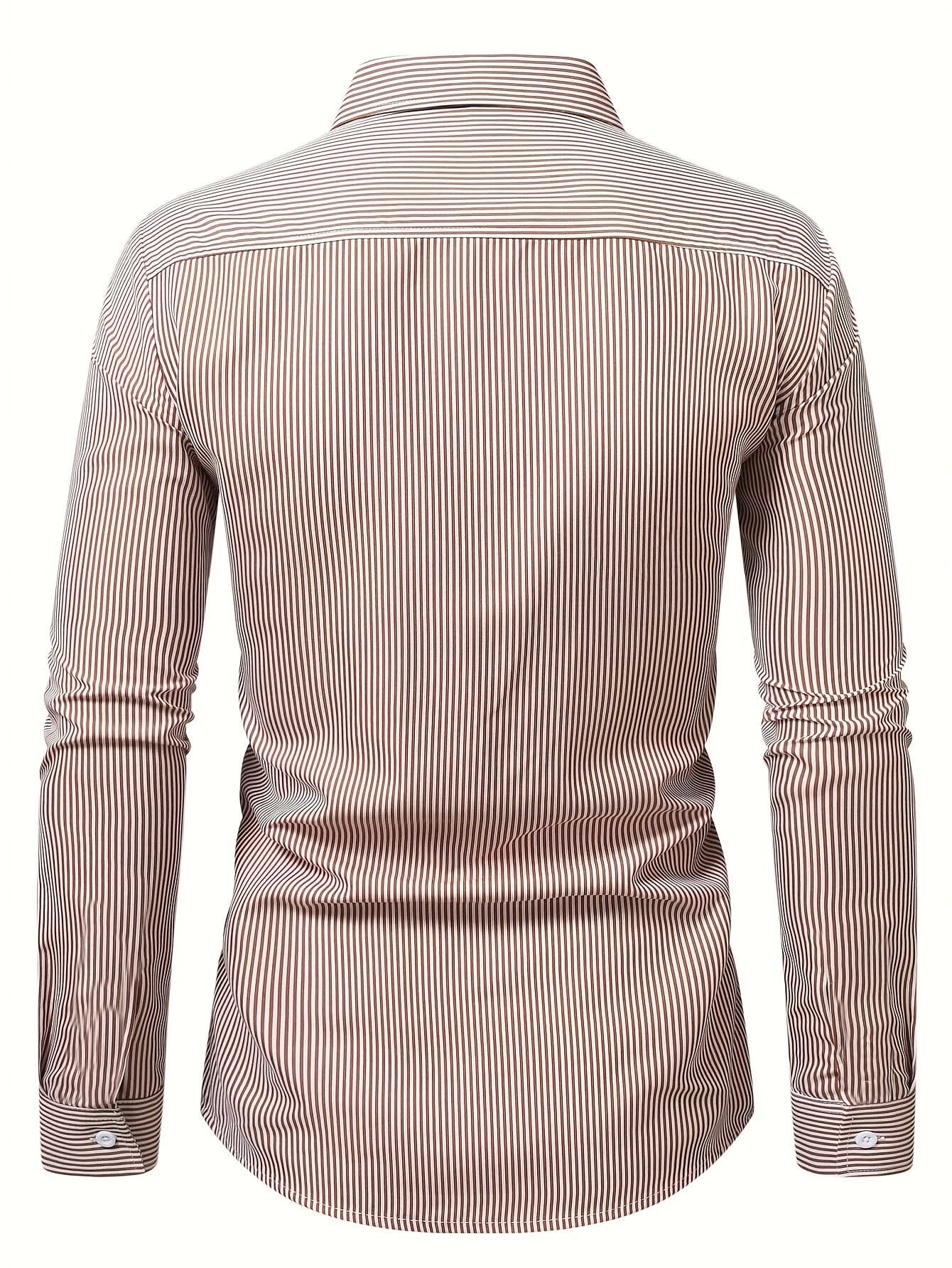 Madigan Striped Long Sleeve Button Up Shirt_4