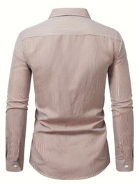 Madigan Striped Long Sleeve Button Up Shirt