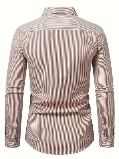 Madigan Striped Long Sleeve Button Up Shirt_4