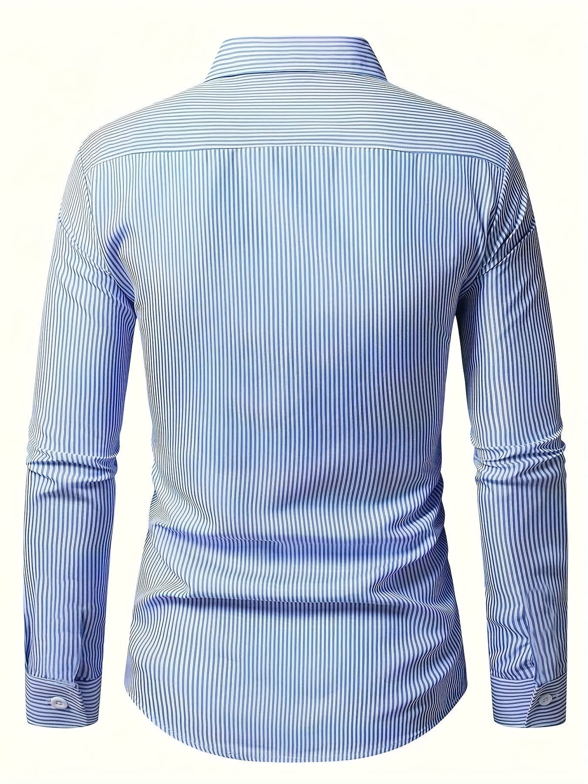 Madigan Striped Long Sleeve Button Up Shirt