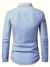 Madigan Striped Long Sleeve Button Up Shirt