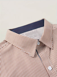 Madigan Striped Long Sleeve Button Up Shirt