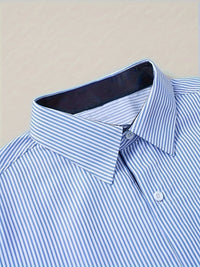 Madigan Striped Long Sleeve Button Up Shirt