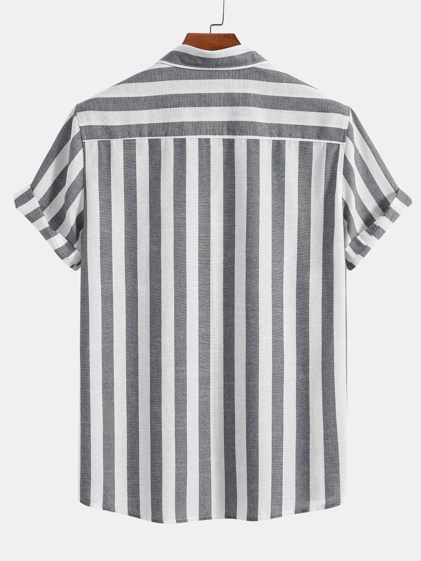 Weston Wide Stripe Camp Shirt and Pant Set_9
