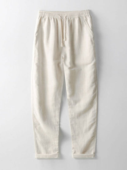 Jasper Striped Camp Collar Shirt and Pant Set_14