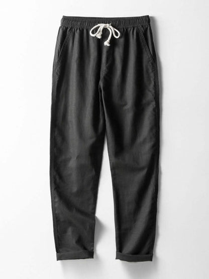 Jasper Striped Camp Collar Shirt and Pant Set_17