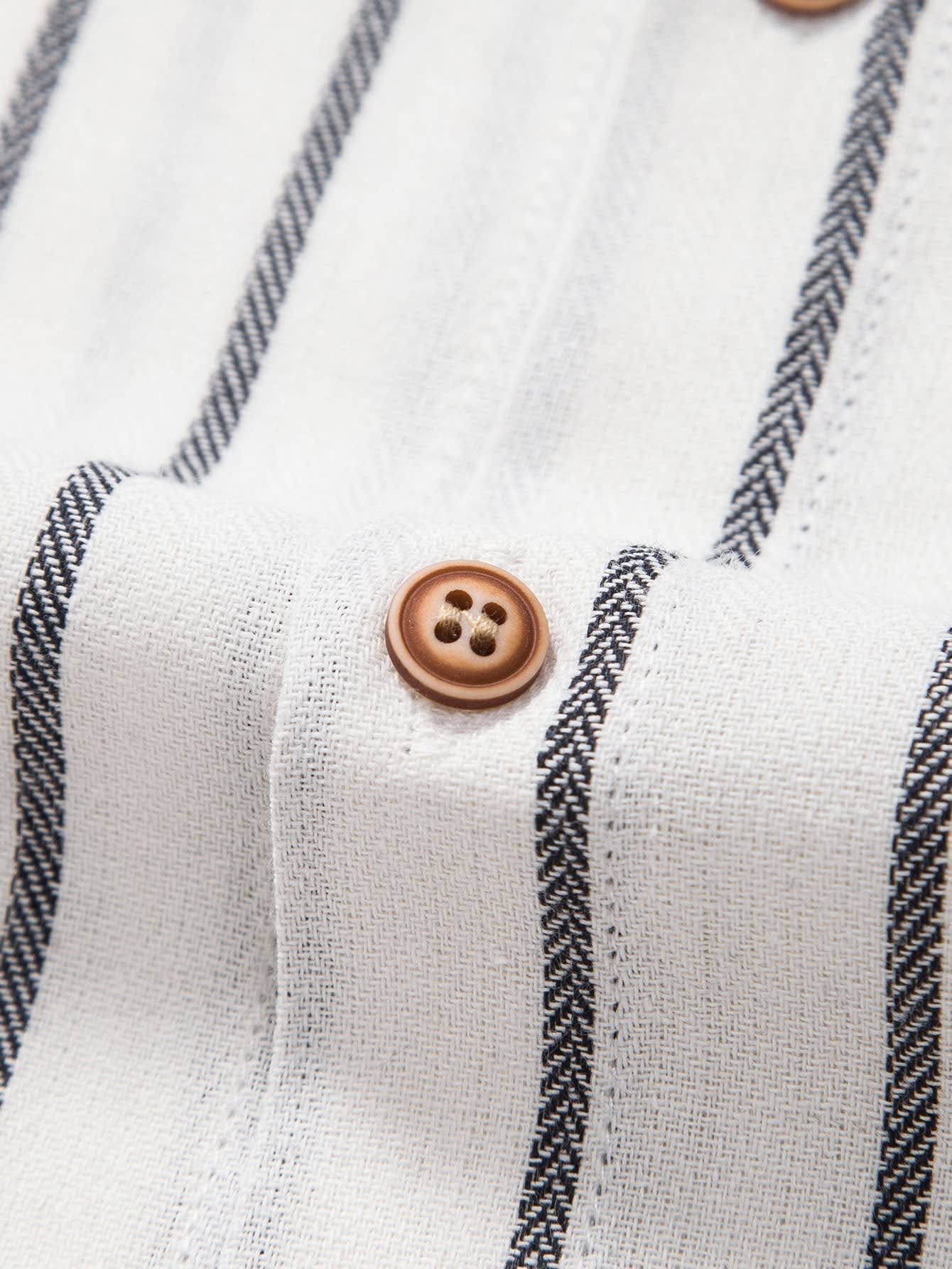 Jasper Striped Camp Collar Shirt and Pant Set_18