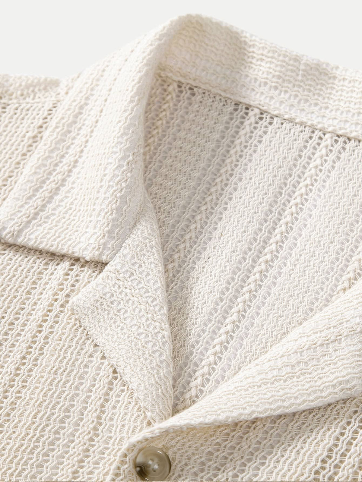 Jules Textured Knit Camp Shirt and Trousers Set_2