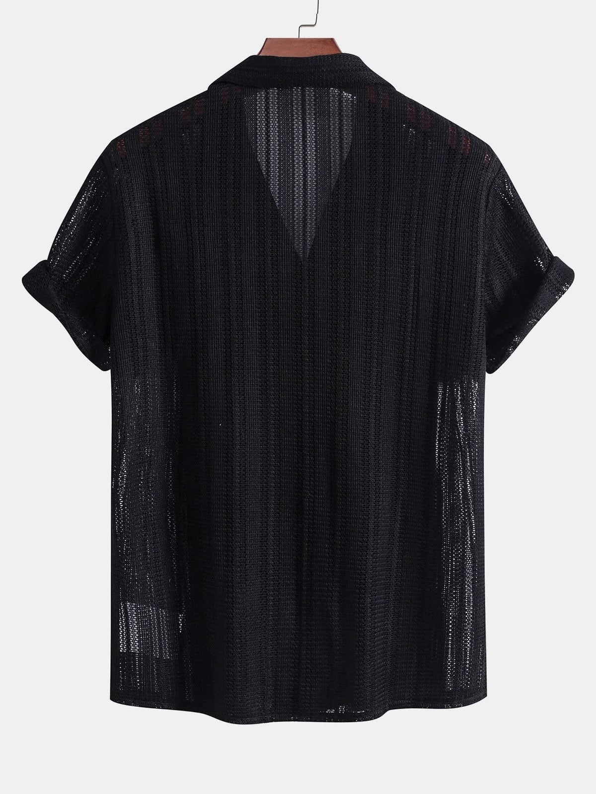 Jules Textured Knit Camp Shirt and Trousers Set_8