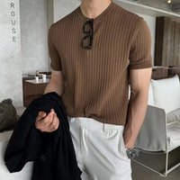 Kyler Ribbed Cotton Tee and Trousers Set