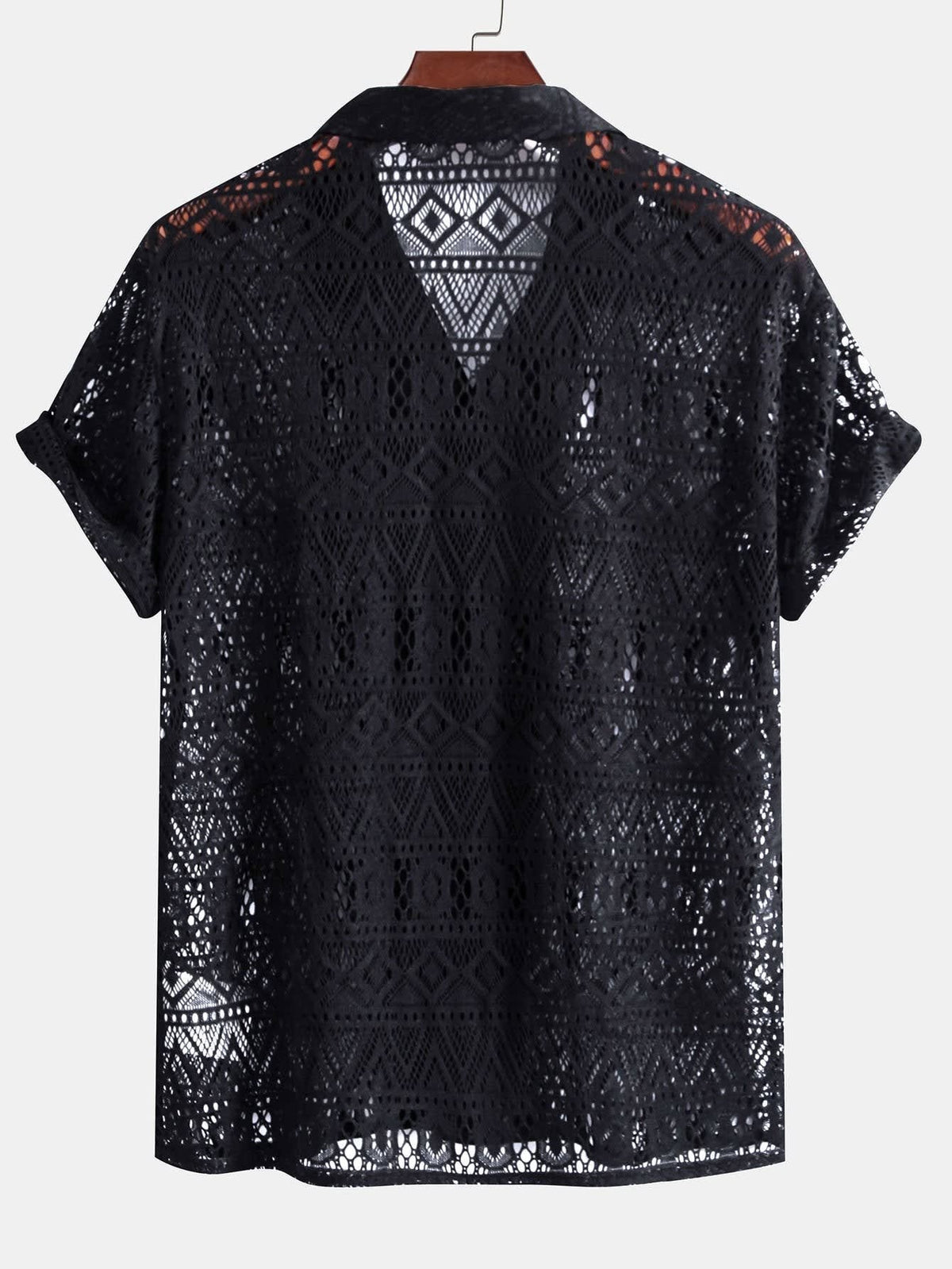 Laird Open Knit Camp Shirt and Trousers Set_10
