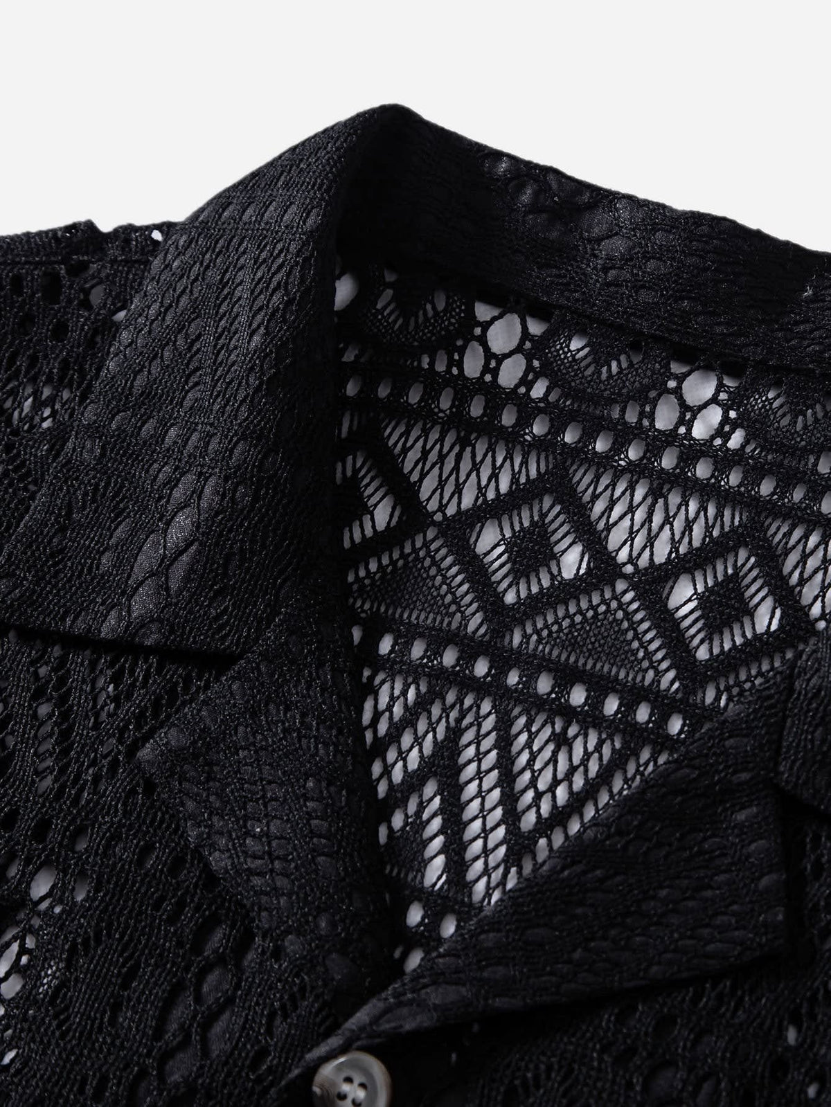Laird Open Knit Camp Shirt and Trousers Set_11