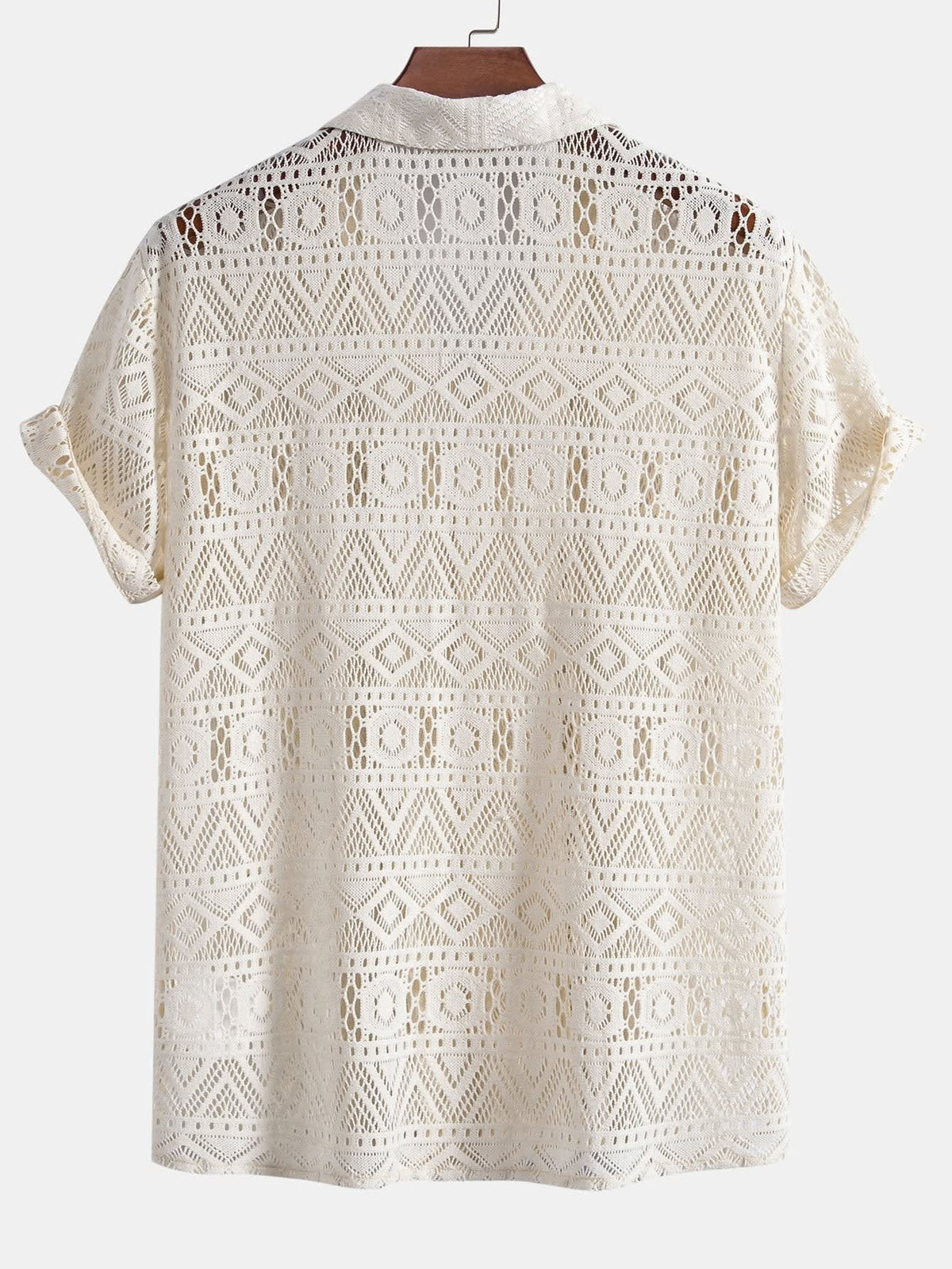Laird Open Knit Camp Shirt and Trousers Set