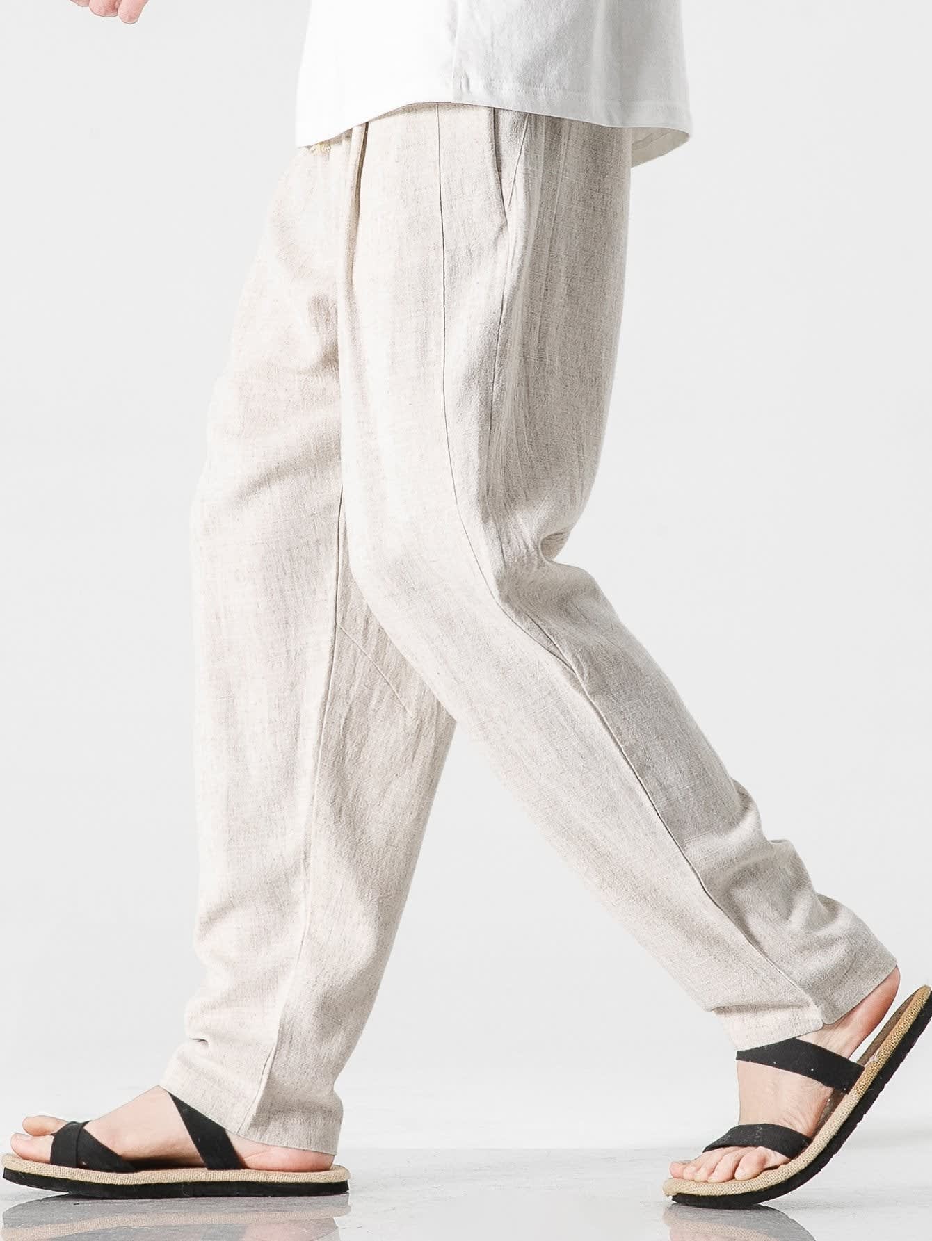 Sterling Elastic Waist Relaxed Trousers_3