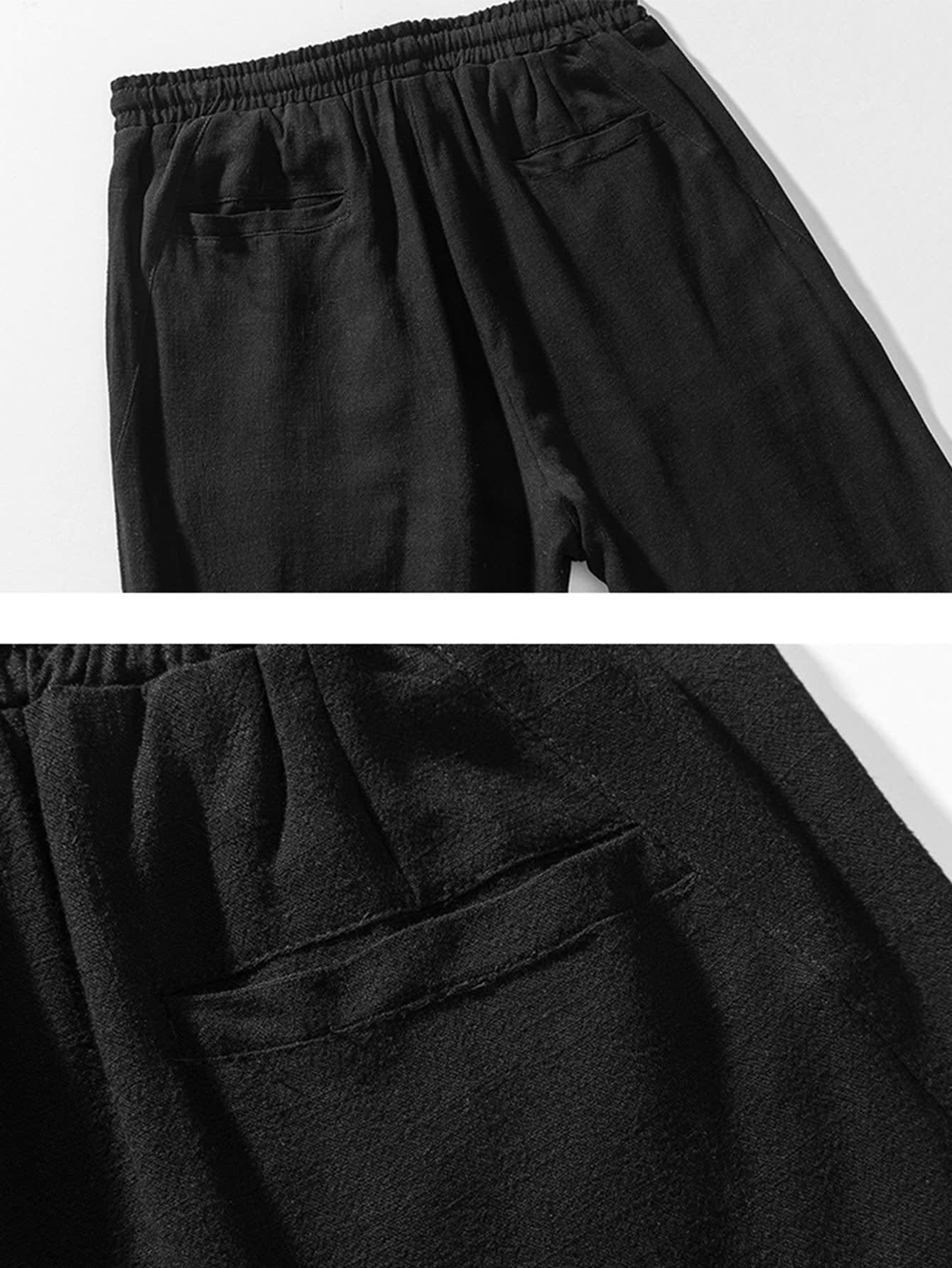 Sterling Elastic Waist Relaxed Trousers_5